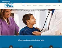 Tablet Screenshot of niceinsurance.net